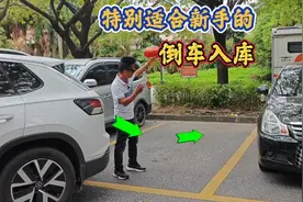 超简单的倒车入库，车内视角讲解，特别适合新手的停车技巧视频封面