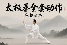郑子太极☯️拳37式全套动作完整演练，郑曼清宗师演示 #太极拳