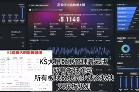 快手直播大屏数据管理器分享修改助手视频封面