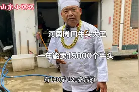 河南周口牛头大王，22元一斤，一年卖15000头，扬言无人可以超越视频封面