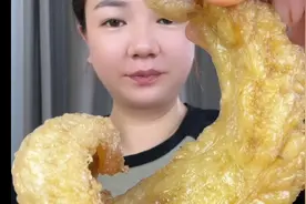 终于买到脆脆的牛胸口油了，有点像牛筋和牛油的结合体特别香