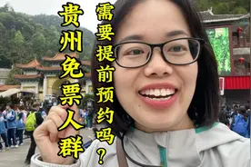 贵州景区免票人群必须提前做功课，不然景区达到最大容量也进不去视频封面