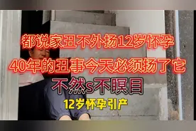 都说家丑不外扬12岁怀孕40年的丑事今天必须扬了它不然s不瞑目视频封面