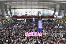 杭州东站，2013年7月1日运营，为亚洲最大的客运交通枢纽站之一。