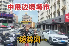 中俄边境城市绥芬河，不愧是百年口岸，太繁华了，比满洲里发达视频封面