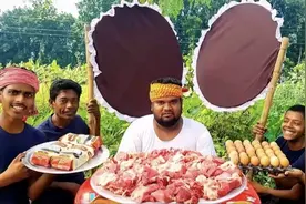 印度乡村土皇帝哈利，整天带着仆人胡吃海喝，一顿午餐要吃6斤牛