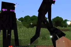 我和末影人成为了好朋友！