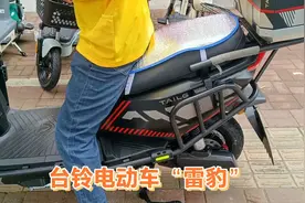 台铃电动车“雷豹”，外卖小哥首选的电动车，带USB充电孔很方便