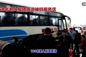 160名老人报旅游团。却被大巴车司机扔在服务区！引发热议！视频封面