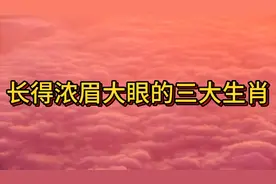 长得浓眉大眼的三大生肖