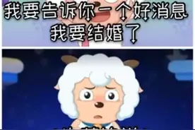 喜羊羊和美羊羊终于结婚了