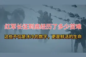 红军长征到底经历了多少苦难，看完这个视频你就懂了这些数据视频封面