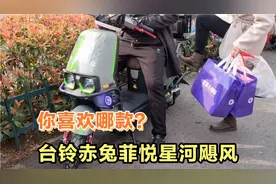 这4辆台铃电动车你更喜欢哪款？菲悦星河赤兔和飓风，你选择一下