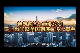 揭秘特朗普法案，洞察美国黄金储备！视频封面
