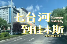 黑龙江七台河到佳木斯的大巴上观一路风景视频封面