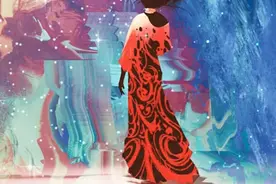 为博眼球，主播身着红裙扶着坟前的竹竿跳钢管舞视频封面