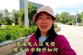 青海无人区戈壁城市德令哈，总人口8.8万人，带大家了解物价如何