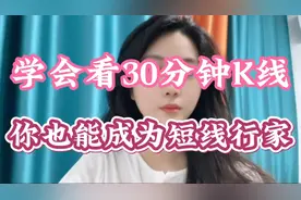 想成为短线交易行家？先学会看30分钟K线！视频封面