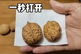 原来剥核桃这么简单，用一张纸巾，一秒打开，方法太棒了视频封面
