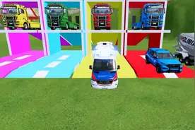 绿色垃圾车 工程车运输，视频封面