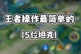 王者操作最简单的5位坦克视频封面
