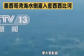 墨西哥湾海水倒灌入密西西比河的原因