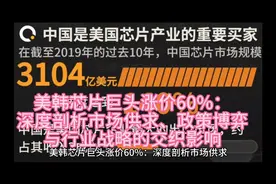 美韩芯片巨头涨价60%：深度剖析市场供求、政策博弈与行业战略～视频封面