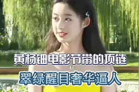 黄杨钿甜带的项链估计也不便宜吧 看起来应该也是配套的高级货视频封面