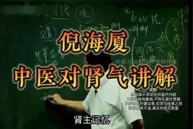 倪海厦倪师中医杏林传承:对肾气的讲解