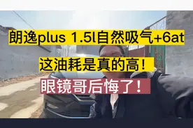 朗逸plus1.5l自然吸气+6at，这油耗是真的高，眼镜哥后悔了！
