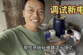 5块大电瓶组装在一起，试试能不能带动3000W的电机，转速怎么样？