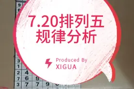 7.20排列五第二视频规律走势讲解视频封面
