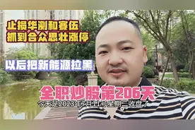 全职炒股206天，止损华测导航和赛伍技术，买入合众思壮获涨停！视频封面