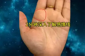 2分钟深入了解感情线 #掌纹的秘密