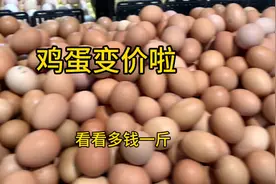 陕西鸡蛋变价格了，大家看今天超市卖多钱一斤！大家说价格便宜吗视频封面