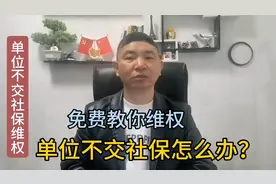 单位不给员工交社保违法！免费教你怎么依法维权视频封面