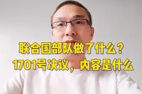 联合国部队做了什么？1701号决议，内容到底是什么