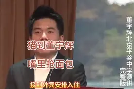 猫到董宇辉嘴里抢🍞😂😂😂