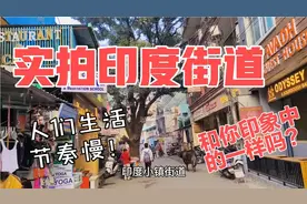 实拍印度冬天的小镇，牛、猴子随处可见，真的只有脏乱差吗？