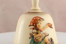 德国高宝手工制作喜姆娃娃陶瓷铃铛中古摆件装饰品视频封面