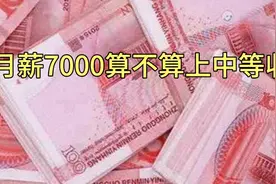 月薪7000算不算上中等收入视频封面
