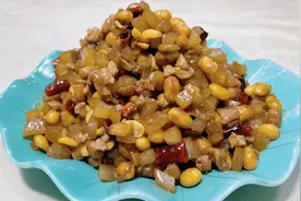 肉末炒撇了疙瘩咸菜这样炒太好吃了，配米饭、面条、馒头都太赞了