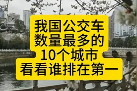 我国公交车最数量最多的十个城市排名，看看谁排在第一
