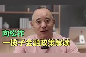 向松祚：重大利好消息，一揽子金融政策解读视频封面