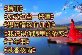 超好听《情罪》《万丈红尘一杯酒》《想问情深有几许》《千年泪》