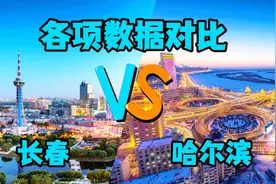 长春VS哈尔滨，同为东北地区中心城市，城市各项数据对比最新出炉
