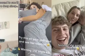 出轨铃声整蛊女友恶作剧，老外这是在作死的边缘疯狂试探啊视频封面