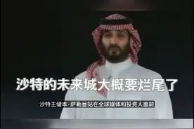 沙特的未来城大概是要烂尾了！ #沙特 #经济 #财经视频封面