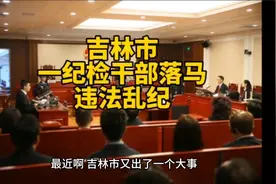吉林市一纪检高官落马，收受巨额贿赂，违法乱纪被依法逮捕视频封面