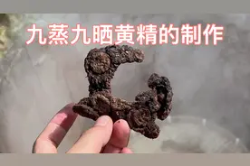 蒸九次晒九次，还要浸泡九次，看看阿欢是如何制作九蒸九晒黄精的视频封面
